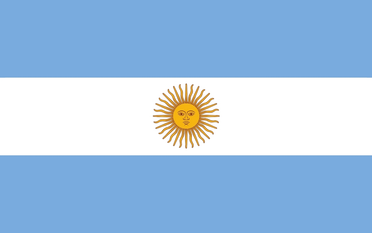 Flaga Argentyny / projekt
