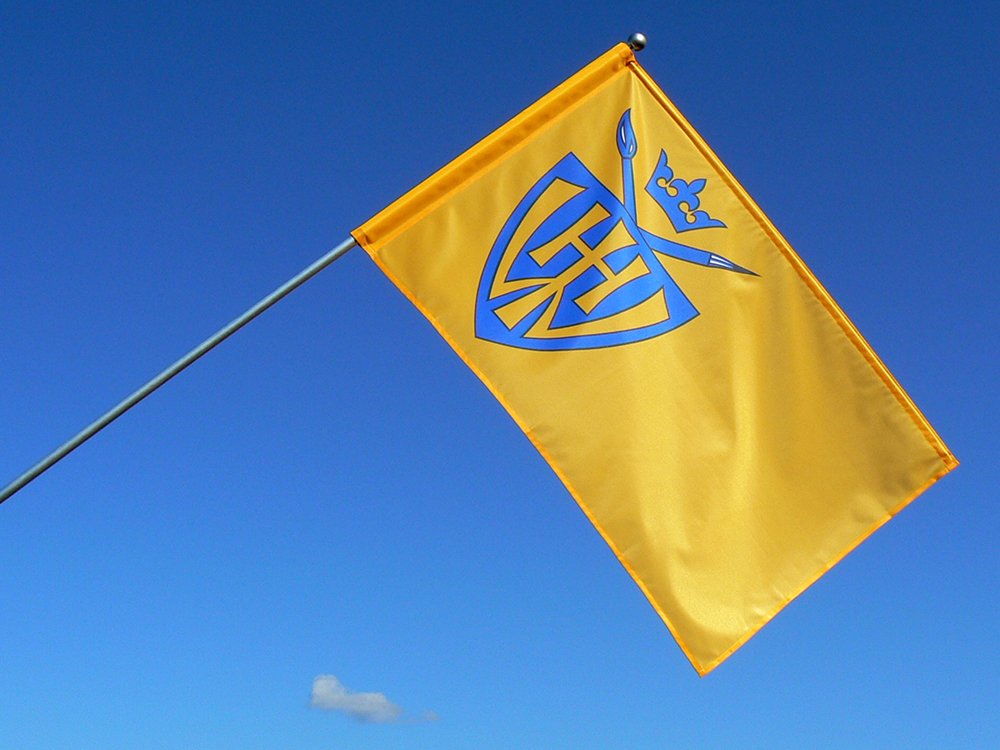 Flaga Instytutu Heraldyczno-Weksylologiczny / realizacja