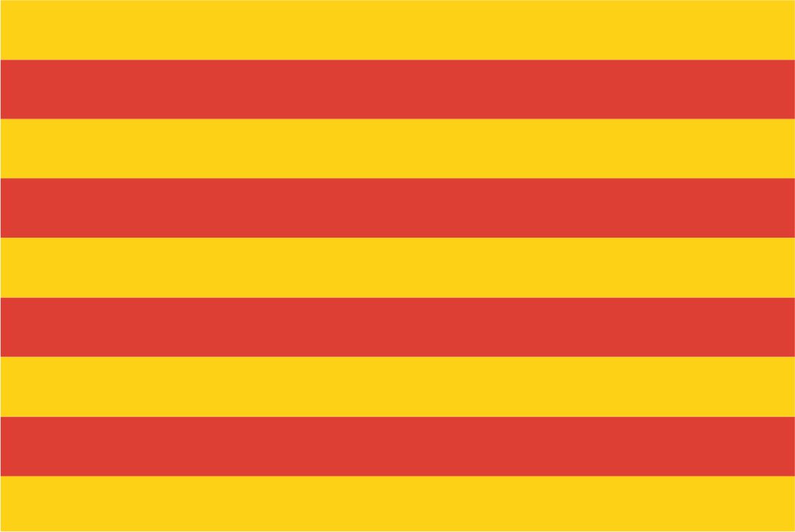 Flaga Katalonii / projekt