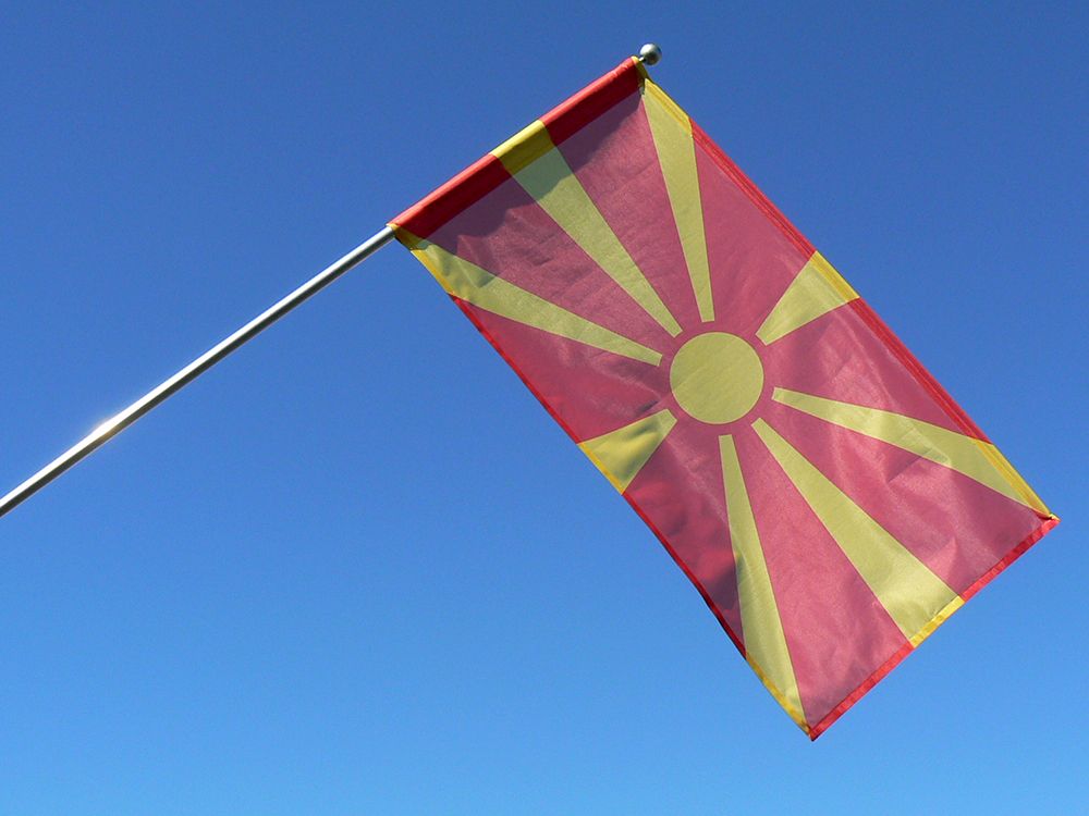 Flaga Macedonii / realizacja