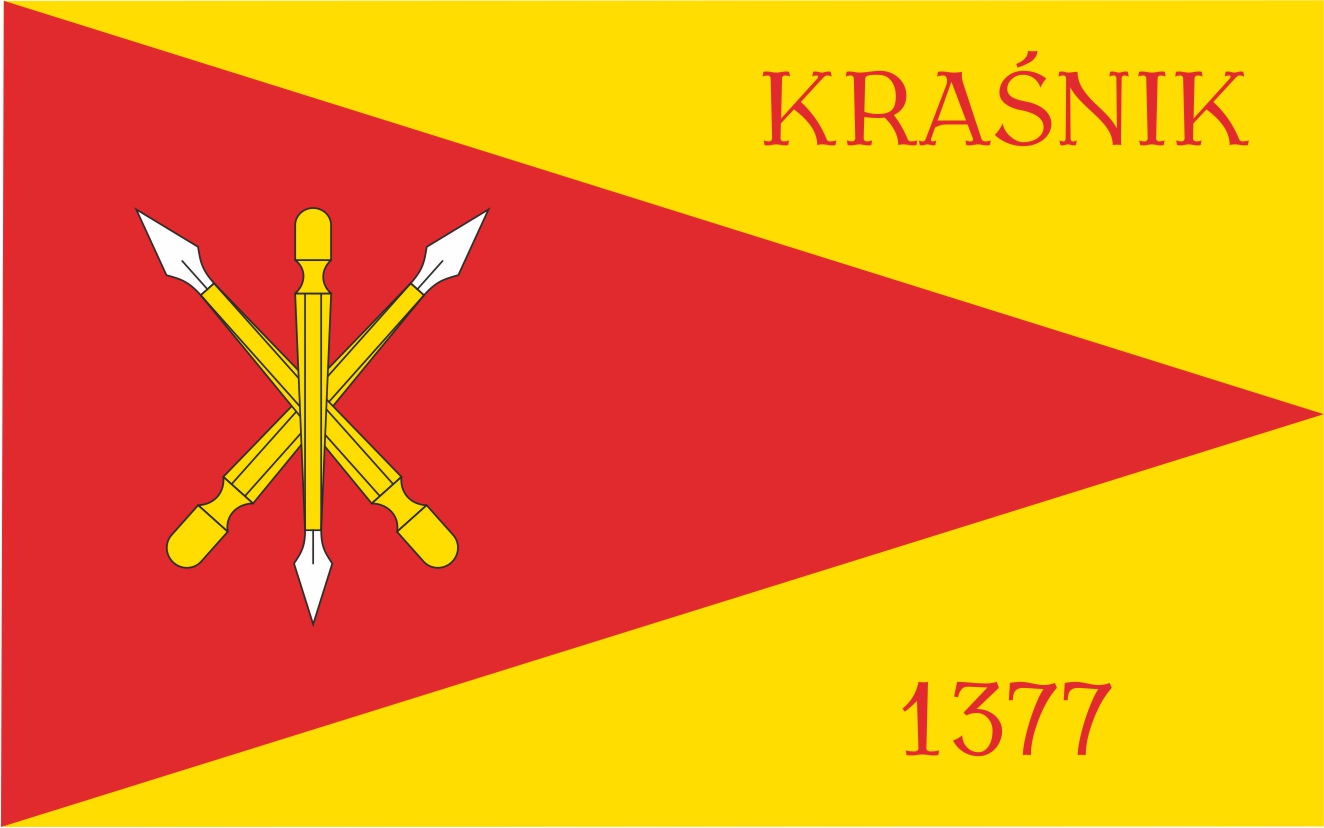 Flaga miasta Kraśnik / projekt
