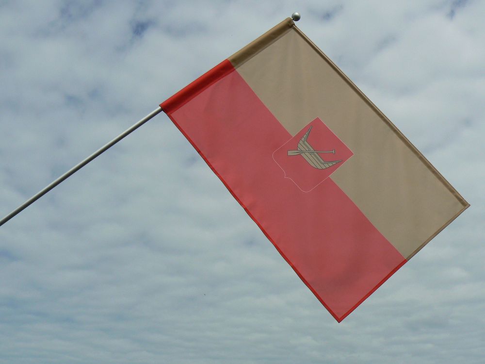 Flaga miasta Łódź / realizacja