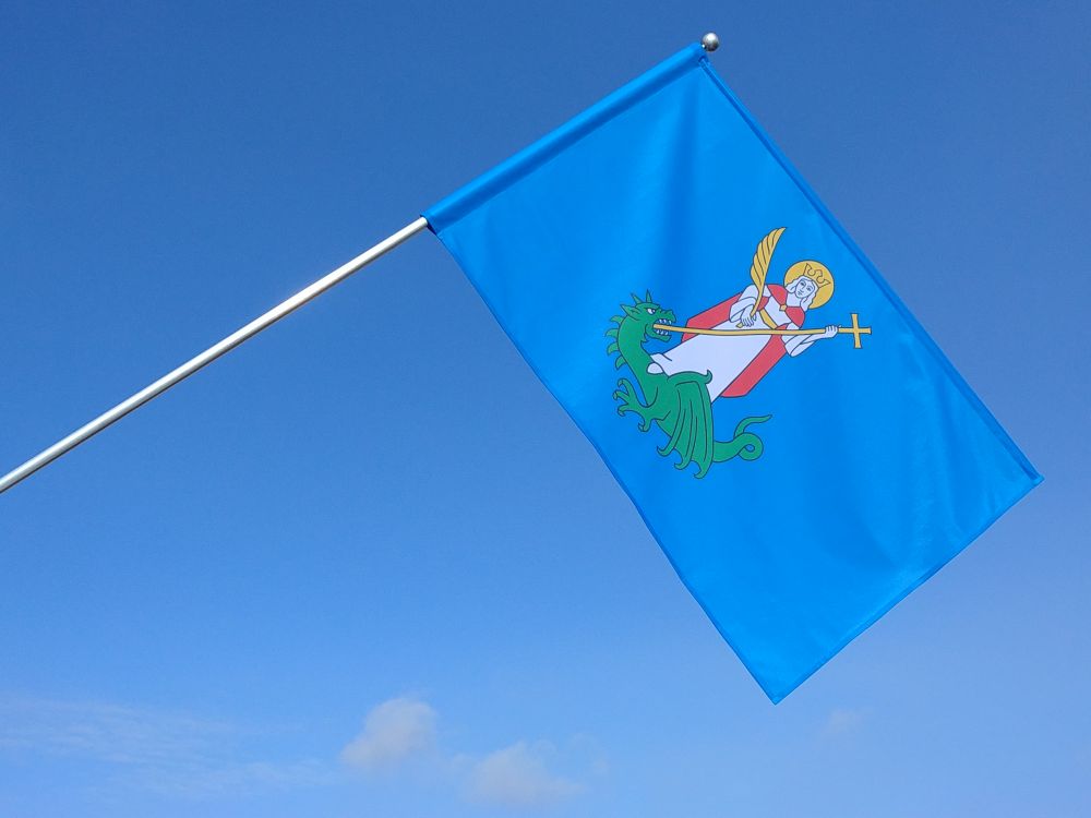 Flaga miasta Nowy Sącz / realizacja