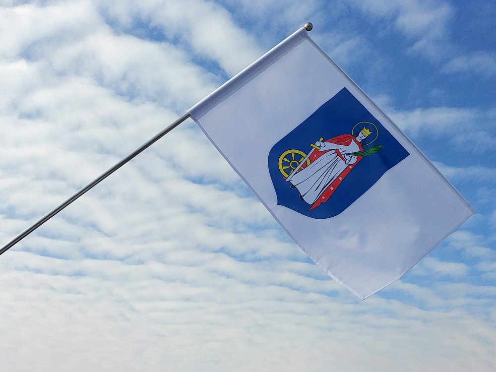 Flaga miasta Nowy Targ / realizacja