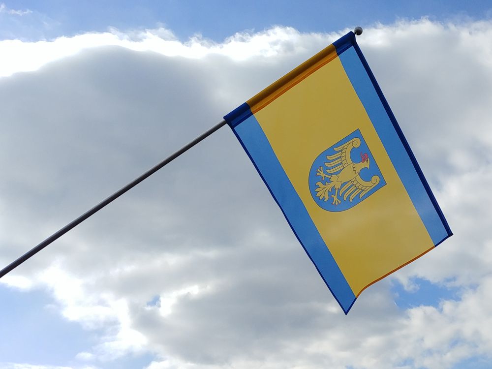Flaga miasta Pszczyna / realizacja