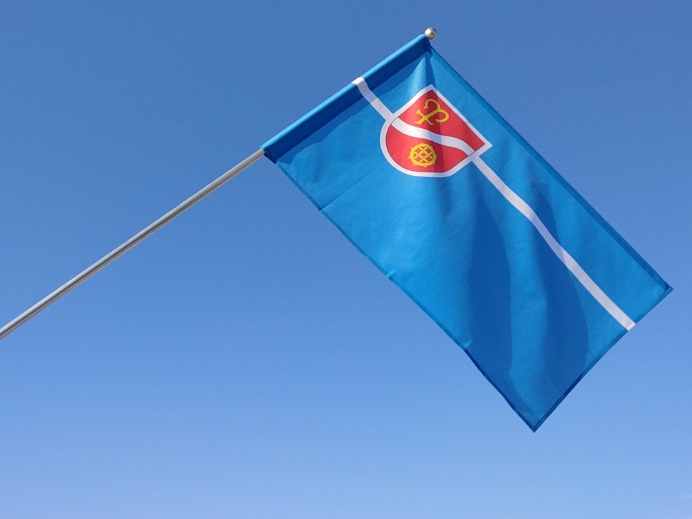 Flaga miasta Rumia / realizacja