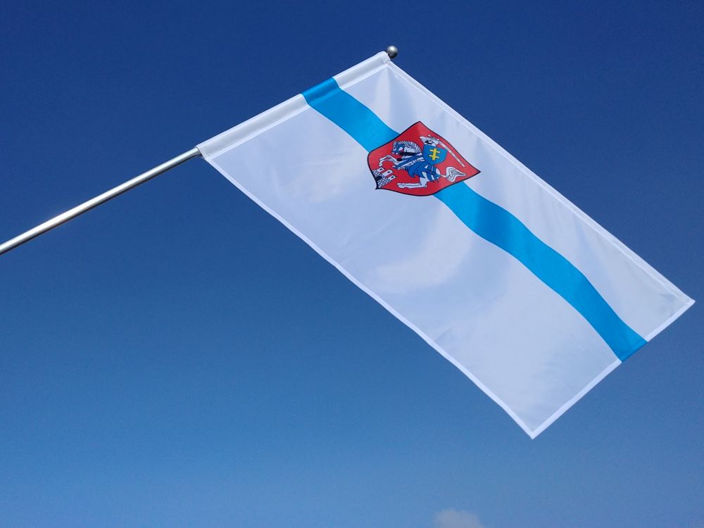 Flaga miasta Siedlce / realizacja