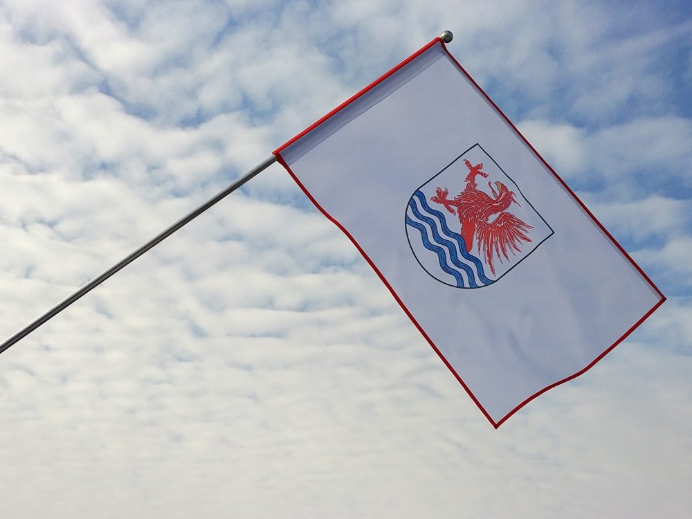 Flaga miasta Słupsk / realizacja