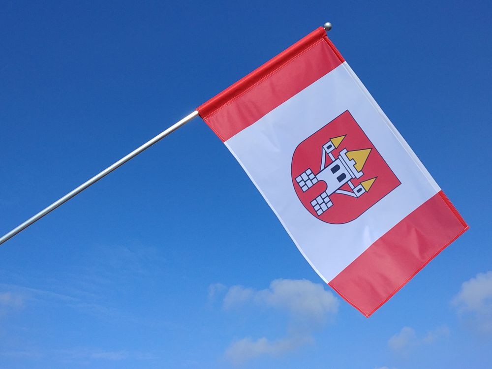 Flaga miasta Śrem / realizacja