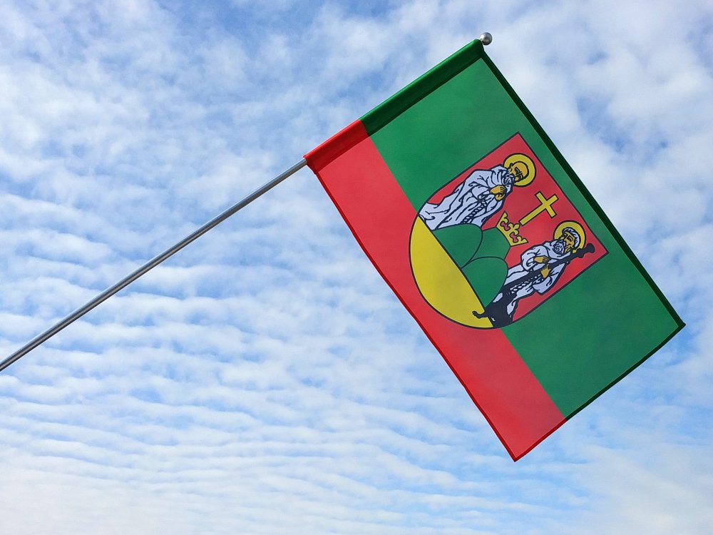 Flaga miasta Suwałki / realizacja