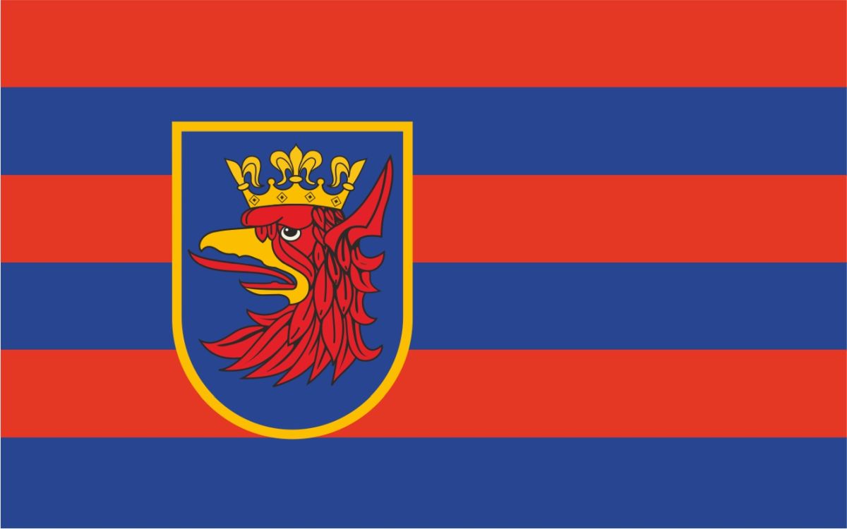 Flaga miasta szczecin / projekt