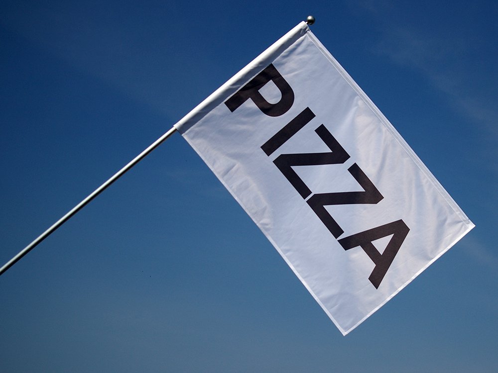 Flaga pizza / realizacja