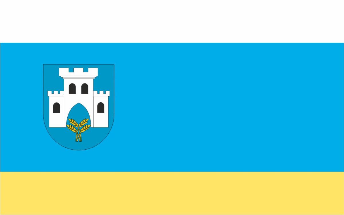 Flaga urzędu Gminy Gierałtowice / projekt