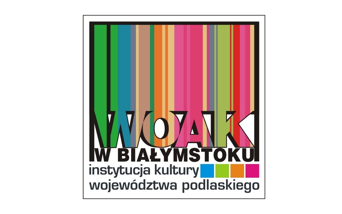 Flaga Wojewódzkiego Ośrodka Animacji Kultury w Białymstoku / projekt