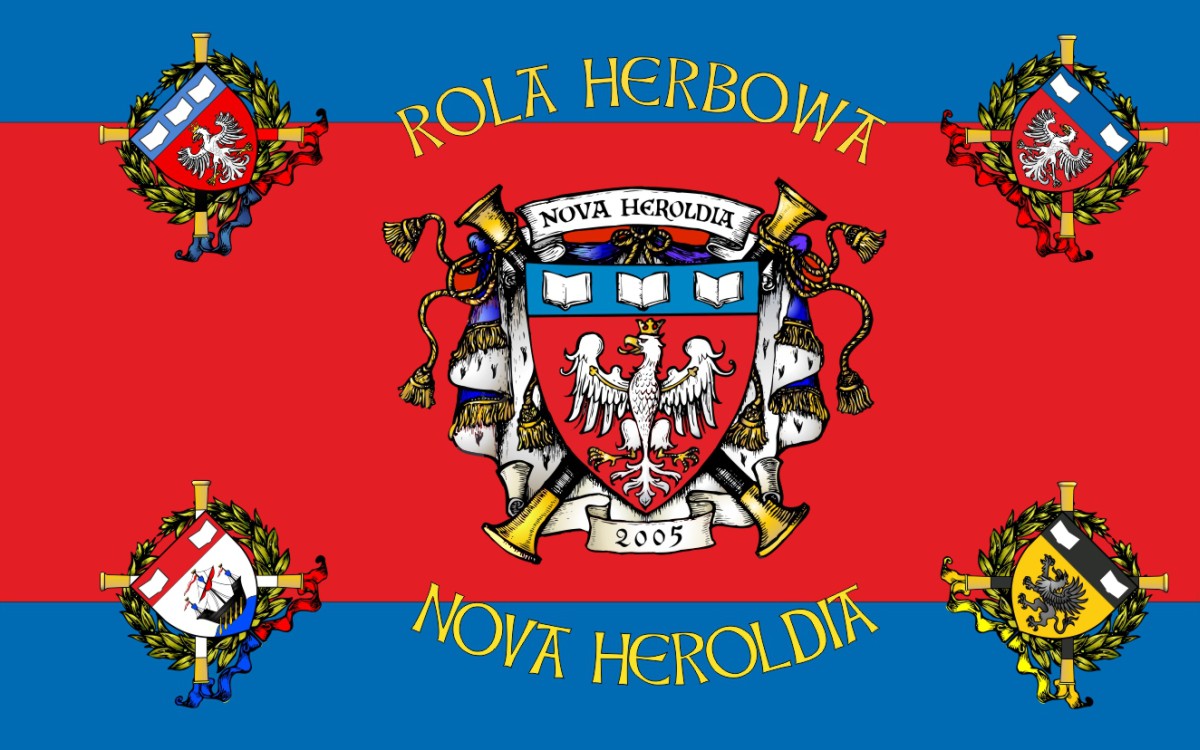 Flaga Wspólnoty Heraldycznej Nova Heroldia / projekt
