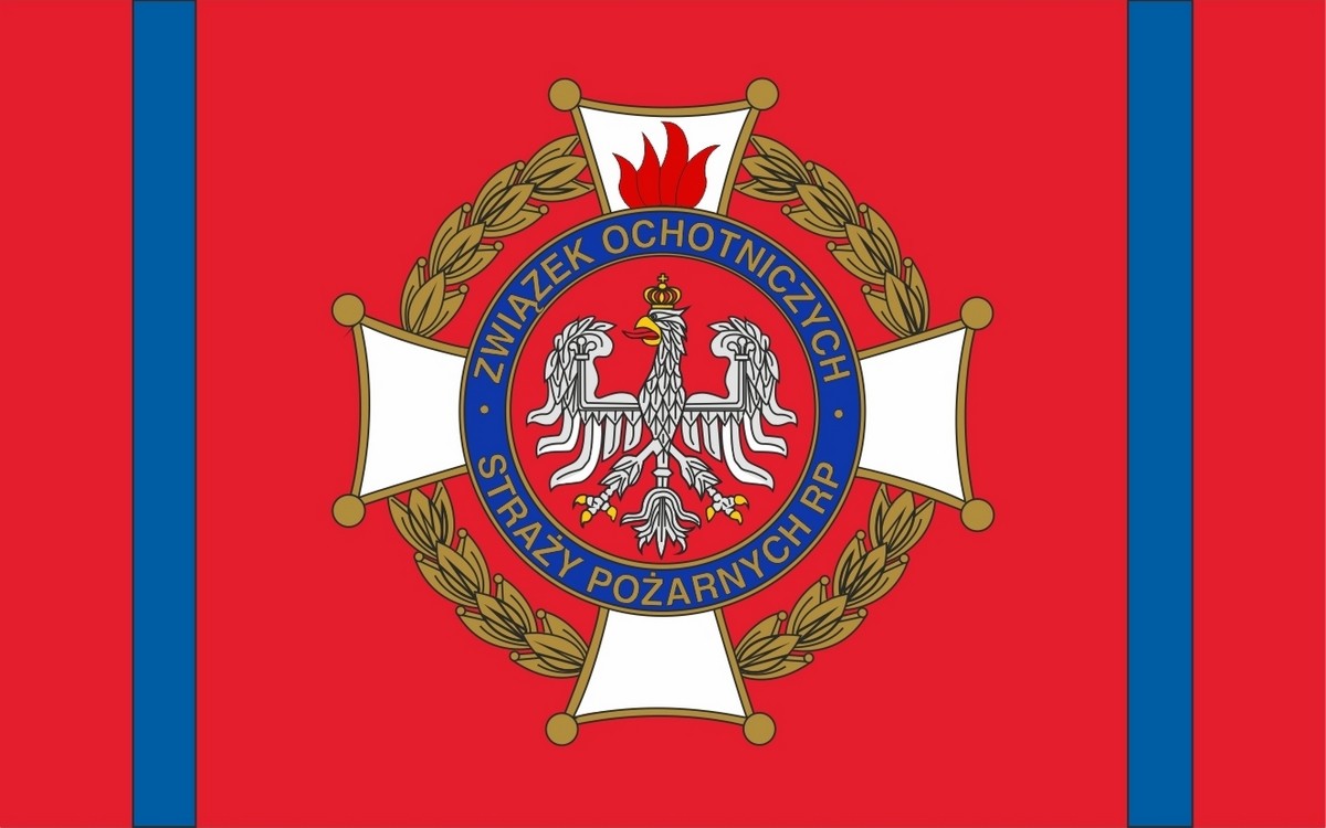 Flaga Związku Ochotniczych Straży Pożarnych RP / projekt